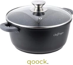 Tefal Winkel 14 Cheffinger Cooking | Braadpan Met Deksel | 24cm | Alle Warmtebronnen | DC24