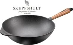 Tefal Winkel 9 Skeppshult - Wokpan Walnoot Handgreep 32 Cm